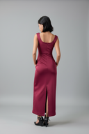 Valentina Dress en Maroon