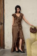 The Moonrise Ruffle Gown