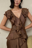 The Moonrise Ruffle Gown