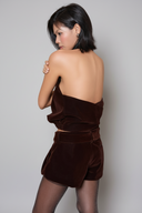 Eclair Top in Velvet Cocoa