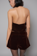 Eclair Shorts in Velvet Cocoa