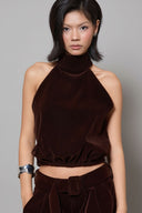 Eclair Top in Velvet Cocoa